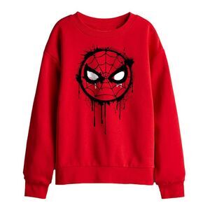 Spider-Man Childrens/Kids Peter Parker Graffiti Sweatshirt / Red